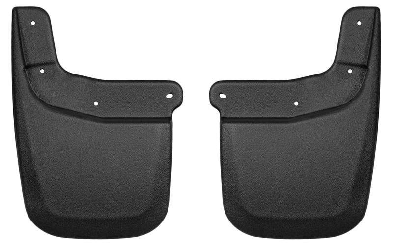 GMC Canyon Mud Guards - Rear - Husky Liners - Custom-Molded - Black - `15-`27
